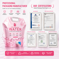Sachet Doypack 2L 3L avec bec verseur pour lessive, impression en héliogravure