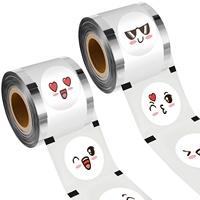 Film d'étanchéité personnalisé avec logo pour gobelets à bulles en plastique, film Boba, rouleau de film d'étanchéité pour gobelets à thé au lait en papier, gobelets en PP