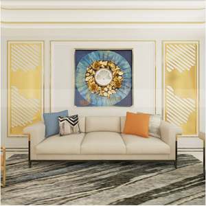 Panneau décoratif mobile, imperméable, multifonctionnel, durable, en acier inoxydable découpé au laser, translucide, design personnalisable - Product Image 1