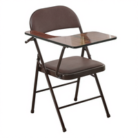 Chaises d'école en bois, table, mobilier scolaire, chaise de classe, chaise de bureau avec tableau d'écriture, chaise de formation pliable
