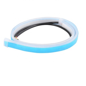 Klnt 30cm 45cm 60cm xe linh hoạt <span class=keywords><strong>DRL</strong></span> LED Strip 12V màu trắng hổ phách lần lượt ánh sáng đèn pha <span class=keywords><strong>DRL</strong></span> LED chạy ban ngày ánh sáng - Product Image 2