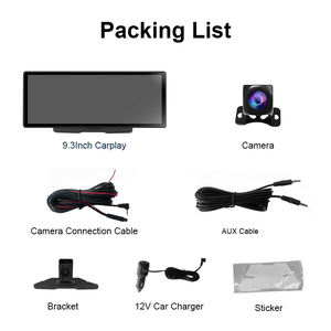 Pantalla táctil Carplay-Cámara de salpicadero de 9,3 pulgadas Soporte inalámbrico CarPlay <span class=keywords><strong>Android</strong></span> <span class=keywords><strong>Auto</strong></span> con 2CH 1080p DVR - Product Image 6