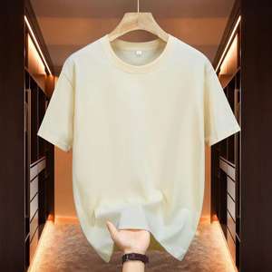 T-shirts pour femmes 2025 Tops Solid Short Sleeve Loose O-neck Cotton Casual Ladies Shirts Harajuku Korean Summer Woman Tshirts - Product Image 6