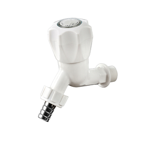 Vòi Nước Bằng Nhựa <span class=keywords><strong>PVC</strong></span> Có Tay Cầm Đơn Gắn Tường Đông Nam Á Cổ Điển Vòi Nước Trong Chậu - Product Image 1