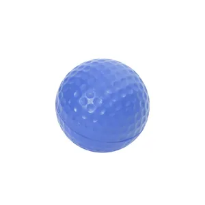 Vente en gros Petites balles personnalisées en mousse PU Balles élastiques extrudées anti-stress Éponge de golf pratique