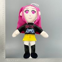 Meilleures ventes transfrontalières : Poupées en peluche super douces sur le thème des groupes de filles K-pop, avec rembourrage en coton PP, en stock