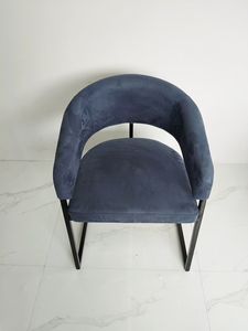 Luxury Wholesale Restaurant Furniture Velvet Fabric Stainless Steel Base Booth Seating With <b>Table</b> Chair Set For <b>Bistro</b> Hotel - Product Image 2