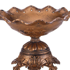 Venta al por mayor de platos desechables de plástico para servir platos de cargador de oro Retro Para fiestas de boda y cenas-Pedido mínimo 100 piezas - Product Image 5