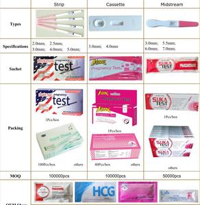 Test de grossesse HCG à bandelette personnalisable en une étape, kit rapide pour l'urine, certifié CE Classe II - Product Image 1