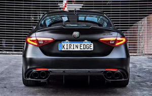 Diffusore per Paraurti Posteriore in Vera Fibra di Carbonio per Alfa Romeo <span class=keywords><strong>Giulia</strong></span> 2017-2020 Kit Carrozzeria in Fibra di Carbonio - Product Image 3