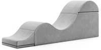 Chaise convertible banc sexe canapé pour yoga massage 2 en 1 bout de lit pouf avec meuble de chaise longue rabattable dissimulé