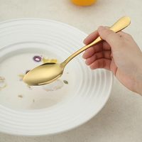 Ensemble de couverts de luxe en acier inoxydable doré pour restaurant, 24 pièces avec boîte cadeau, cuillère, fourchette, couteau, ensemble de couverts pour la maison, mariage