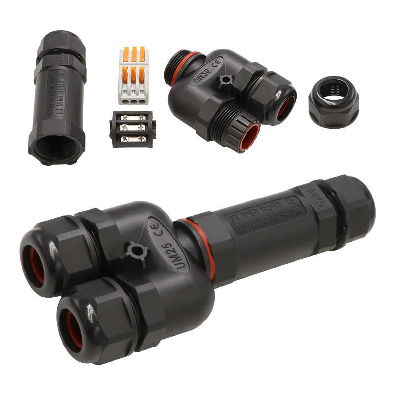 M12 Waterproof Power Cable Connector 4