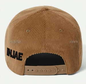 Manufacturer D-Ray Headwear Wholesale 6 Panel Corduroy Embroidered Logo Custom Vintage Winter European Unisex Baseball <b>Hat</b> <b>Caps</b> - Product Image 5