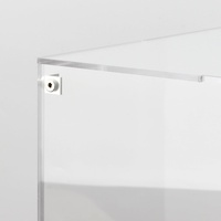 Vitrine en acrylique pour objets de collection, boîte en acrylique transparente pour collection, présentoir en acrylique à assembler