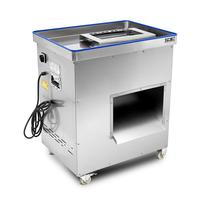 Trancheuse et déchiqueteuse à viande industrielle en acier inoxydable, machine à découper en dés de steak et de bœuf