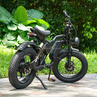 Bicicleta Eléctrica de Montaña para Adultos con Marco de Aluminio, 48V 15Ah 750W 1500W, Neumáticos Anchos
