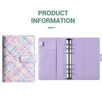 Ensemble de planificateur A6 Macaron Budget Binder avec carnet rechargeable à 6 anneaux, feuilles de suivi des dépenses, autocollants d'étiquettes et pochettes de rangement – Vente en gros
