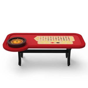 YH 215cm Lucky Red European Style H Legs Juego de azar Mesa de póquer <span class=keywords><strong>Casino</strong></span> 22 ''Mesa de rueda de <span class=keywords><strong>ruleta</strong></span> - Product Image 3