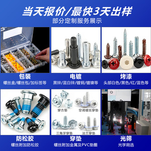 Vis autotaraudeuses à tête fraisée Li Rui, acier au carbone zingué noir, tête Phillips, qualité A, GBT 846, pour l'industrie de la construction - Product Image 4