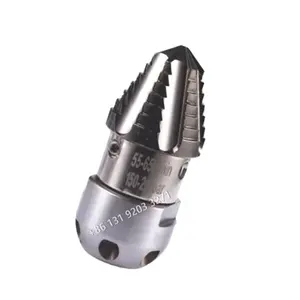 12L-130L 1/2" Internal Thread Rotary Small Nozzle Stainless Steel Dredging Sewer Pipe Water Mouse Cleaning Nozzle Car Washing