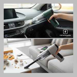 Aspirador multifunción de mano recargable por USB, ligero, sin bolsa, húmedo y seco, para uso doméstico, coche y hotel - Product Image 3