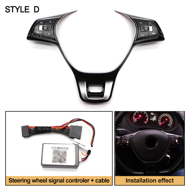 Factory Wholesales Buttons Multi-Function Steering Wheel for VW Polo Golf Santana Tuan Jetta Multi Button Steering Wheel Buttons