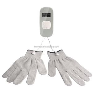Guanti Conduttivi <span class=keywords><strong>TENS</strong></span> Durevoli in Fibra d'Argento e Nylon per Massaggiatore Manuale Fisioterapico Approvato CE/510k di Konmed Medical - Product Image 5