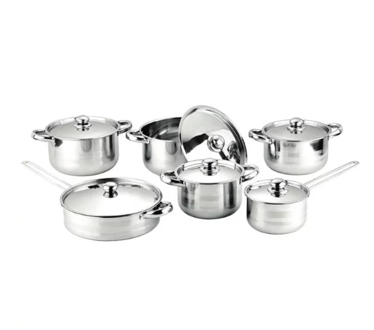 Cookware Set on Promotion 12 Pcs Stainless Steel Cookware Set with Induction Compatible · image 5