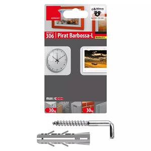 Appendiabiti da parete con gancio, design resistente e funzionale, ideale per organizzare e appendere oggetti in casa o in ufficio. - Product Image 1