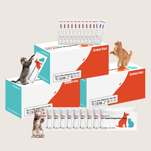 Sabervet Schnelltest-Kit für Felines Herpesvirus und Calicivirus (FCV/FHV Ag) Veterinärdiagnostik-Set für Katzen - Product Image 3