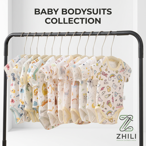 Traje de escalada transfronterizo de algodón puro transpirable de manga corta con estampado de dibujos animados para bebés, universal para las cuatro estaciones, para niños y niñas. - Product Image 1