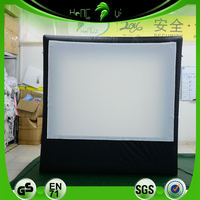 Écran de projection gonflable en PVC pour publicité extérieure, écran de cinéma gonflable, durable pour la décoration