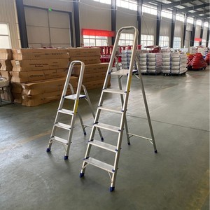 Échelle pliante <span class=keywords><strong>en</strong></span> <span class=keywords><strong>aluminium</strong></span> de qualité supérieure pour la maison, avec main courante <span class=keywords><strong>en</strong></span> alliage d'<span class=keywords><strong>aluminium</strong></span>, capacité de charge de 150 kg, design moderne et minimaliste - Product Image 6
