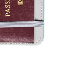 Dompet Penutup Paspor Anti RFID MIO, Tempat Kartu Kulit PU Modis, Tempat Paspor Tanpa Penutup, 3 Perlengkapan Perjalanan