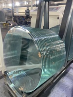 Table basse à bas prix haut en verre souper 10mm épaisseur verre rond verre trempé