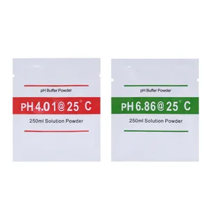 Ph Buffer Poeder Voor Ph Test Meter Meet Kalibreervloeistof 1Pcs 4.01 En 1Pcs 6.86 Kalibratie Punt