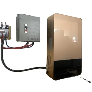 Boiler Pemanas Air Rumah Tangga, Pemanas Air Induksi Rumah Tangga 6 KW 220 V 1 P dengan Kontrol WiFi Temperatur dan Waktu