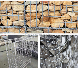 Feuer verzinkte geschweißte Stahldraht-Gabionen box mit 4mm und 6mm Gabionen-Draht geflecht zum Füllen von Wand und Stein - Product Image 6