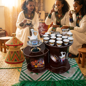 Mesa de café Rekebot de madera <span class=keywords><strong>Habesha</strong></span> de Etiopía y Eritrea - Product Image 1
