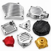 Cubierta de Motor CNC de Aluminio Billet, Piezas Automotrices de Diseño Personalizado, Servicio de Mecanizado CNC, Fresado y Torneado, Cubierta Protectora de Aluminio Billet