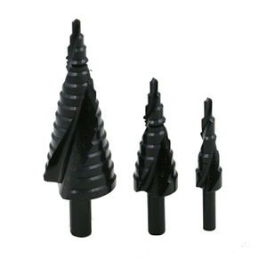Foret étagé en acier rapide spiralé à azote 4-32mm, multifonctionnel, pour l'exportation, lot de 3 pièces - Product Image 3