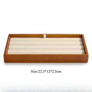 ถาดใส่ลูกปัดไม้เนื้อแข็งแบบกำหนดเอง สำหรับจัดแสดงอัญมณีเพชรเม็ดเดี่ยว ถาดใส่เครื่องประดับลูกปัดเพื่อการตกแต่งและวัฒนธรรม ถาดเก็บลูกปัดเม็ดเดี่ยว - Product Image 5