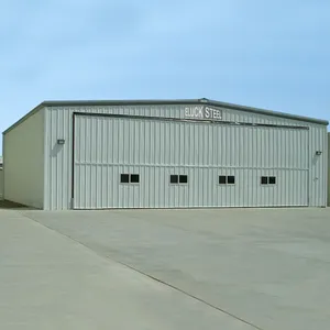 Modüler ucuz uçak uçak çelik yapı atölyesi depo garaj prefabrik depo/garaj döken/uçak hangarı