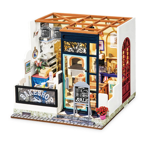 Robotime Rolife DG143 <span class=keywords><strong>Nancy</strong></span>'s Bake Shop, Rompecabezas 3D <span class=keywords><strong>de</strong></span> Madera, Manualidades <span class=keywords><strong>de</strong></span> Madera, <span class=keywords><strong>Casa</strong></span> <span class=keywords><strong>de</strong></span> Muñecas en Miniatura - Product Image 1