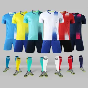 빠른 배송 OEM 사용자 정의 로고와 번호 7 7 플래그 미국 축구복 유니폼 세트 저지 셔츠 2023-2024