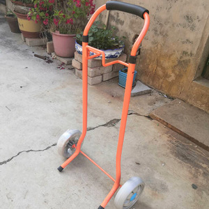 Carrito para Cilindros de Gas Pequeños, 900x370x165mm, Estructura de Acero, 2 Ruedas, Carrito de Herramientas Resistente para el Transporte y el Cambio de Gas - Product Image 3