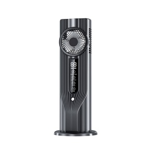Ventilateur tour 6 vitesses avec réservoir d'eau, ventilateur brumisateur rechargeable, commande tactile et minuterie 6H, refroidisseur d'air de bureau silencieux pour la maison - Product Image 1