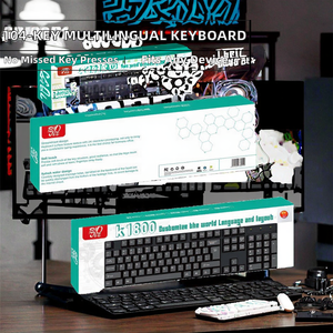 New <b>Cheap</b> 104 Keys USB 3.0 Laser Wired <b>Keyboard</b> English Russian Spanish Arabic French Multilingual <b>Keyboard</b> - Product Image 2