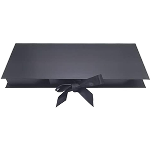 Grande boîte cadeau de luxe avec logo personnalisé de qualité supérieure en carton rigide mat noir pour papa boîte d'emballage en papier pour <span class=keywords><strong>la</strong></span> fête <span class=keywords><strong>des</strong></span> pères - Product Image 3